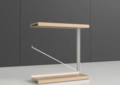 Rayonnage simple face Nova - habillage stratifié - l. 90 x h. 90 x pr. 35 cm - élément suivant