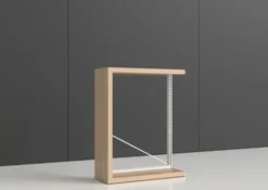 Rayonnage simple face Nova - habillage stratifié - l. 95 x h. 120 x pr. 35 cm - élément départ
