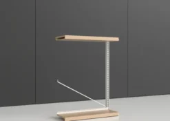 Rayonnage simple face Nova - habillage stratifié - l. 90 x h. 120 x pr. 35 cm - élément suivant
