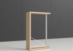 Rayonnage simple face Nova - habillage stratifié - l. 95 x h. 150 x pr. 35 cm - élément départ