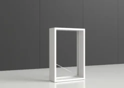 Rayonnage simple face Nova - habillage métal - l. 100 x h. 150 x pr. 35 cm - élément isolé
