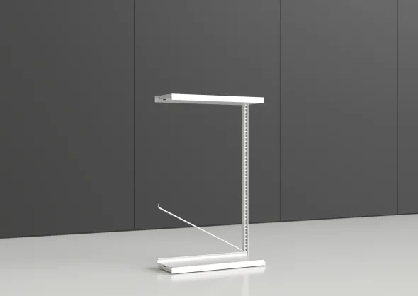 Rayonnage simple face Nova - habillage métal - l. 90 x h. 150 x pr. 35 cm - élément suivant