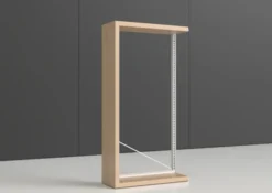 Rayonnage simple face Nova - habillage stratifié - l. 95 x h. 180 x pr. 35 cm - élément départ