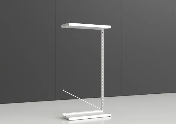 Rayonnage simple face Nova - habillage métal - l. 90 x h. 180 x pr. 35 cm - élément suivant