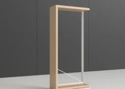 Rayonnage simple face Nova - habillage stratifié - l. 95 x h. 200 x pr. 35 cm - élément départ