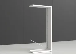 Rayonnage simple face Nova - habillage métal - l. 95 x h. 200 x pr. 35 cm - élément final