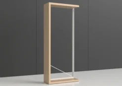 Rayonnage simple face Nova - habillage stratifié - l. 95 x h. 220 x pr. 35 cm - élément départ