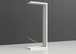 Rayonnage simple face Nova - habillage métal - l. 95 x h. 230 x pr. 35 cm - élément final