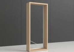 Rayonnage simple face Nova - habillage stratifié - l. 100 x h. 230 x pr. 35 cm - élément isolé
