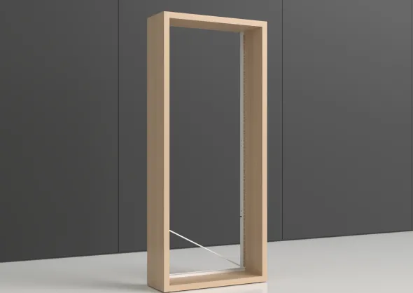 Rayonnage simple face Nova - habillage stratifié - l. 100 x h. 230 x pr. 35 cm - élément isolé