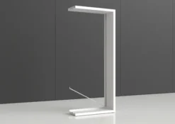 Rayonnage simple face Nova - habillage métal - l. 95 x h. 220 x pr. 35 cm - élément final