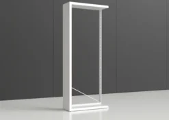 Rayonnage simple face Nova - habillage métal - l. 95 x h. 230 x pr. 35 cm - élément départ