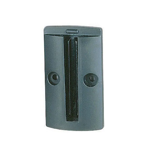 Récepteur mural - ABS noir - à fixation par vis pour sangle 5 cm
