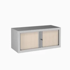 Rehausse métallique Etic - h. 44 x l. 100 cm - décor bois - fermeture rideaux