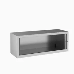 Rehausse métallique Etic - h. 44 x l. 120 cm - décor bois - fermeture rideaux