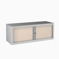 Rehausse métallique Etic - h. 44 x l. 120 cm - décor bois - fermeture rideaux