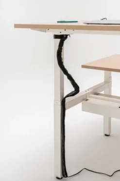 Remontée de câbles verticale tissu - pour table haute