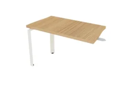 Retour pour bureau droit ergonomique Epure - l. 100 x pr. 60 cm