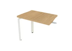 Retour pour bureau droit ergonomique Epure - l. 80 x pr. 60 cm