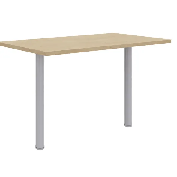Retour pour bureau droit Majesty sur pied - l. 120 x pr. 60 cm