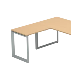 Retour pour bureau droit pr. 80 cm Frameone II - l. 80 x pr. 60 cm - piétement cadre