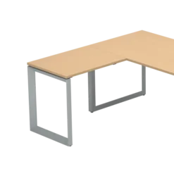 Retour pour bureau droit pr. 90 Frameone II - l. 80 x pr. 60 cm - piétement cadre