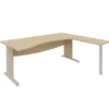 Retour pour bureau ergonomique Majesty sur pied - l. 80 x pr. 42 cm