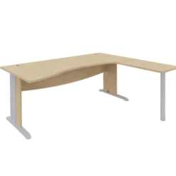 Retour pour bureau ergonomique Majesty sur pied - l. 80 x pr. 42 cm