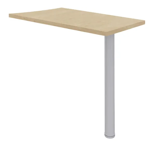 Retour pour bureau ergonomique Majesty sur pied - l. 80 x pr. 42 cm