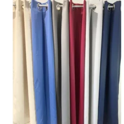 Rideau occultant Night - 150 x 230 cm - 100 % polyester M1 - tête à oeillet - ourlet bas - la paire
