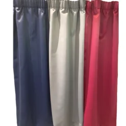 Rideau occultant Night - 150 x 230 cm - 100 % polyester M1 - ruban fronceur - ourlet bas - la paire