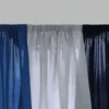 Rideau tamisant Elli - 150 x 230 cm - 100 % polyester M1 - ruban fronceur - ourlet bas - la paire