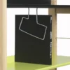 Serre-livres coulissant sous tablette Majeo fil acier - h. 20 cm