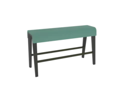 Siège poutre B Free - l. 120 x h. 72 cm - tissu G - piétement bois