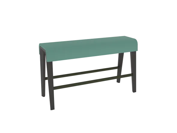 Siège poutre B Free - l. 120 x h. 72 cm - tissu G - piétement bois