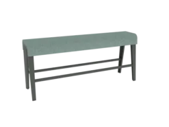 Siège poutre B Free - l.160 x h. 72 cm - tissu S - piétement aluminium