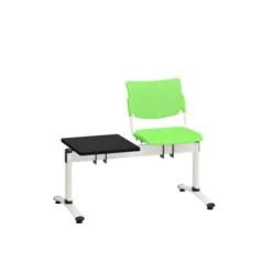 Siège sur poutre 1 place Campus - polypropylène - avec 1 tablette