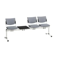 Siège sur poutre 3 places Campus - tissu - avec 1 tablette