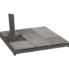 Socle béton pour parasol mât déporté - béton