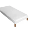 Sommier tapissier - pour matelas 80 x 200 cm - anti punaises de lit, anti-acarien et antibactérien - sans pieds
