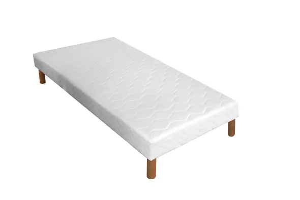 Sommier tapissier - pour matelas 80 x 200 cm - anti punaises de lit, anti-acarien et antibactérien - sans pieds