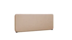 Séparateur frontal Softline - l. 140 x h. 45 cm - tissu