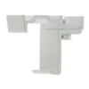 Support plafond pour tringle rail - acier laqué blanc - l'unité