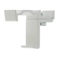 Support plafond pour tringle rail - acier laqué blanc - l'unité