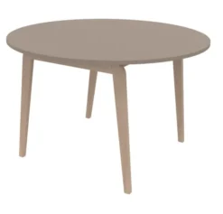 Table Adell - Ø 120 cm - 4 pieds - hêtre verni naturel