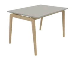 Table Adell - 120 x 80 cm - 4 pieds - hêtre verni naturel
