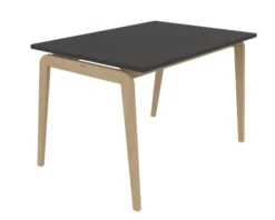 Table Adell - 120 x 80 cm - 4 pieds - hêtre verni naturel