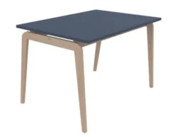 Table Adell - 120 x 80 cm - 4 pieds - hêtre verni naturel