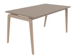 Table Adell - 160 x 80 cm - 4 pieds - hêtre verni naturel