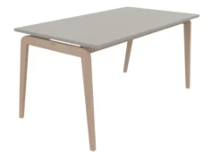 Table Adell - 160 x 80 cm - 4 pieds - hêtre verni naturel